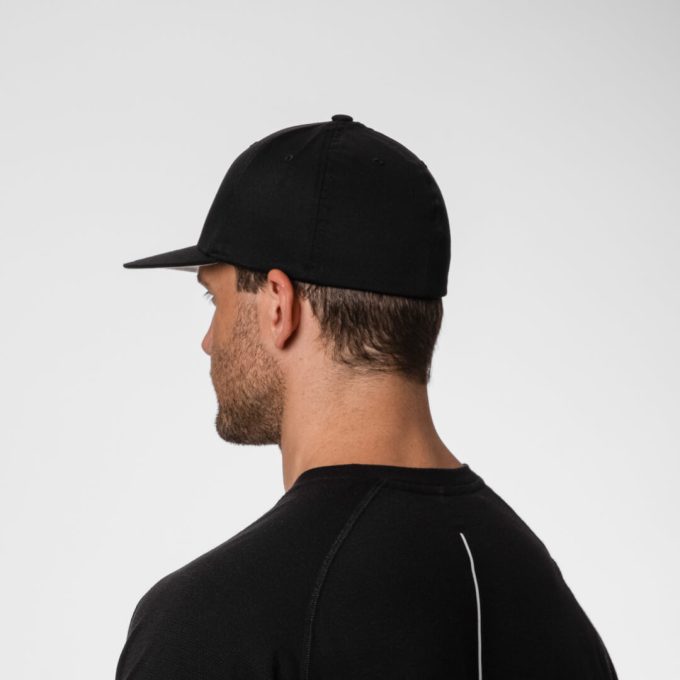 Crest Canvas Fitted Cap