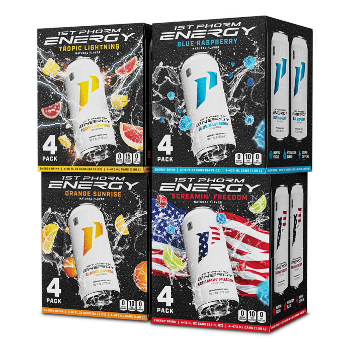 1st Phorm Energy 4x4 Variety Pack